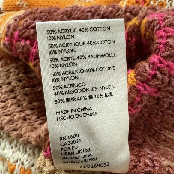 Free People Multicolor Patchwork Sweater - Picture 7 of 8